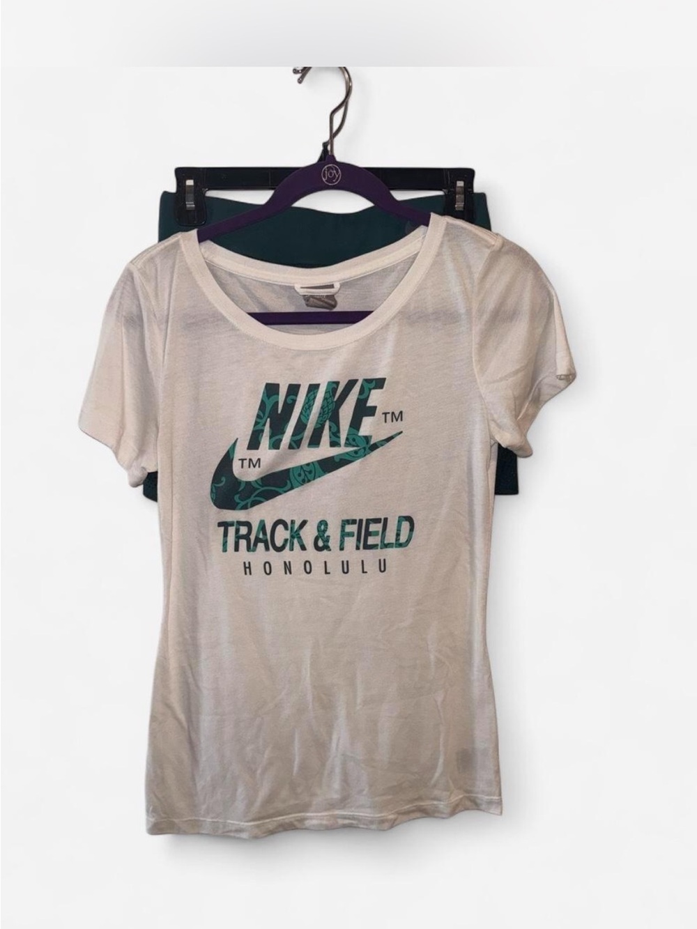 Nike Women's Teal Pleated Athletic Skort and Matching Tshirt Set